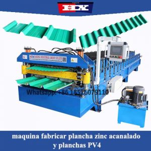 maquina fabricar plancha zinc